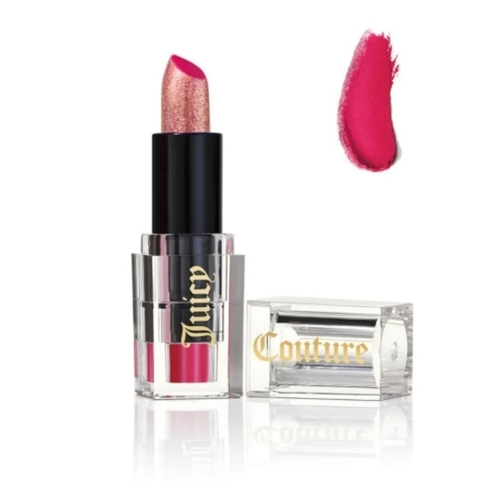 RETIRED Juicy Couture Ruby Rouge Glitter Cream Lipstick NIB